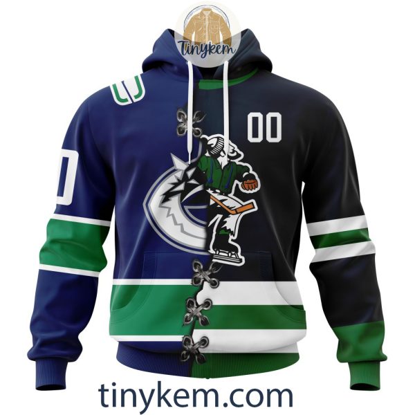 Vancouver Canucks Home Mix Reverse Retro Jersey Customized Hoodie, Tshirt, Sweatshirt