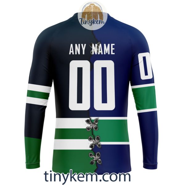 Vancouver Canucks Home Mix Reverse Retro Jersey Customized Hoodie, Tshirt, Sweatshirt