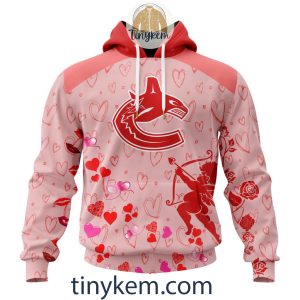 Vancouver Canucks Valentine Customized Hoodie, Tshirt, Sweatshirt