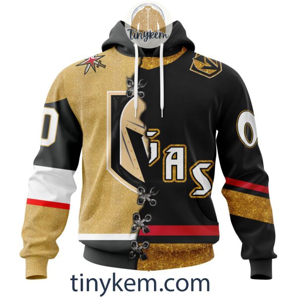 Vegas Golden Knights Home Mix Reverse Retro Jersey Customized Hoodie, Tshirt, Sweatshirt