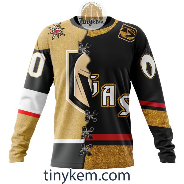 Vegas Golden Knights Home Mix Reverse Retro Jersey Customized Hoodie, Tshirt, Sweatshirt