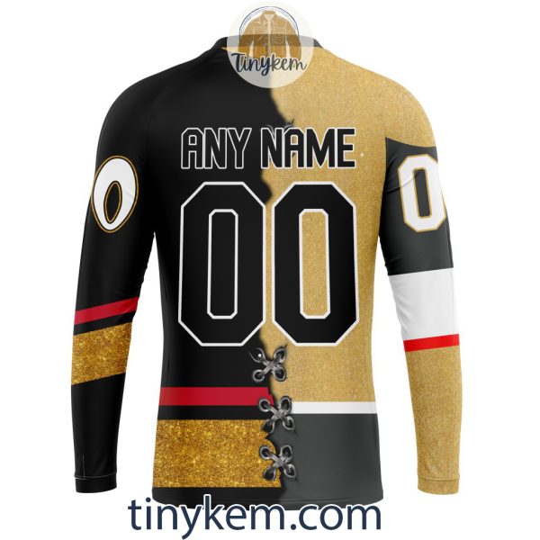 Vegas Golden Knights Home Mix Reverse Retro Jersey Customized Hoodie, Tshirt, Sweatshirt