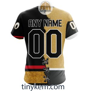 Vegas Golden Knights Home Mix Reverse Retro Jersey Customized Hoodie Tshirt Sweatshirt2B7 qAheq