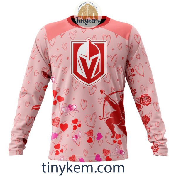 Vegas Golden Knights Valentine Customized Hoodie, Tshirt, Sweatshirt