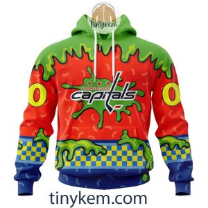 Washington Capitals With Dia De Los Muertos Design On Custom Hoodie, Tshirt