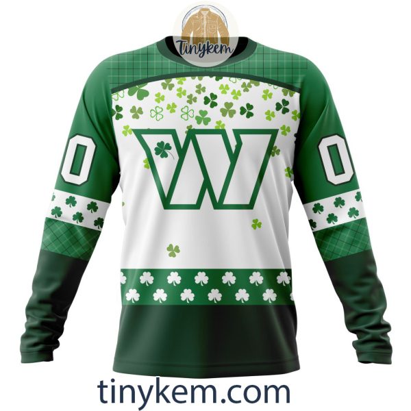 Washington Commanders St Patrick Day Customized Hoodie, Tshirt, Sweatshirt