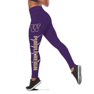 Washington Huskies Hoodie Leggings Set Purple Reign2B5 MCSEC