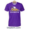 Michigan Wolverines With Snoopy Driving Car Tshirt