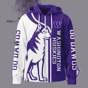 Washington Huskies Zipper Hoodie Go Dawgs Purple Reign2B2 zH5r8