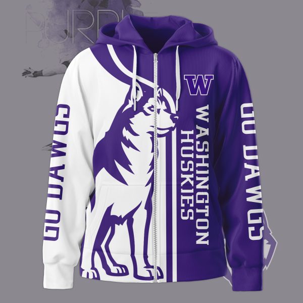 Washington Huskies Zipper Hoodie: Go Dawgs Purple Reign