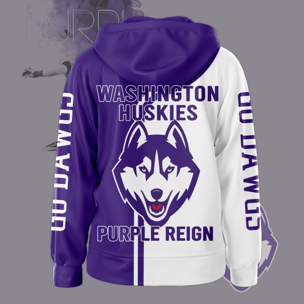 Washington Huskies Zipper Hoodie: Go Dawgs Purple Reign