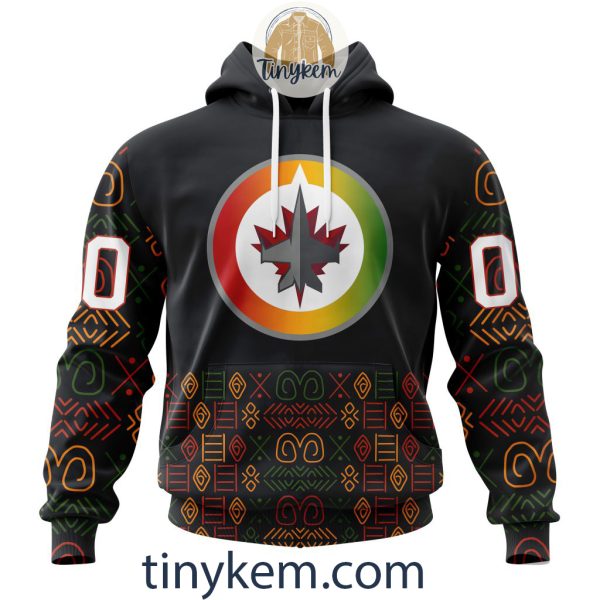 Winnipeg Jets Black History Month Customized Hoodie, Tshirt, Sweatshirt