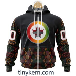 Winnipeg Jets Black History Month Customized Hoodie Tshirt Sweatshirt2B2 TnvC0