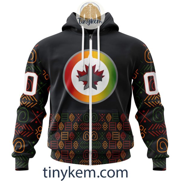 Winnipeg Jets Black History Month Customized Hoodie, Tshirt, Sweatshirt