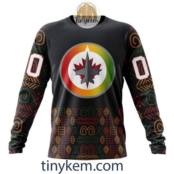 Winnipeg Jets Black History Month Customized Hoodie, Tshirt, Sweatshirt