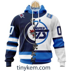 Winnipeg Jets Home Mix Reverse Retro Jersey Customized Hoodie, Tshirt, Sweatshirt