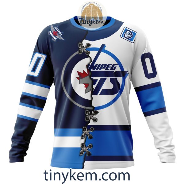 Winnipeg Jets Home Mix Reverse Retro Jersey Customized Hoodie, Tshirt, Sweatshirt