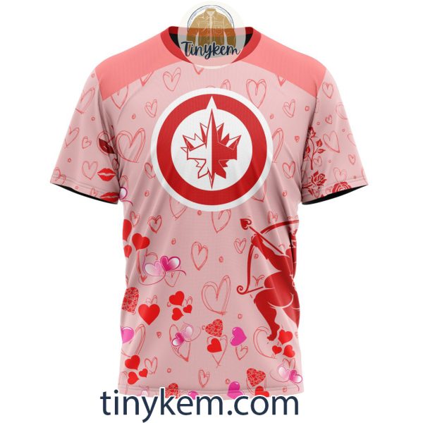 Winnipeg Jets Valentine Customized Hoodie, Tshirt, Sweatshirt