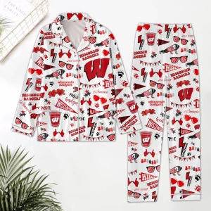 Wisconsin Badgers Icons Bundle Pajamas Set