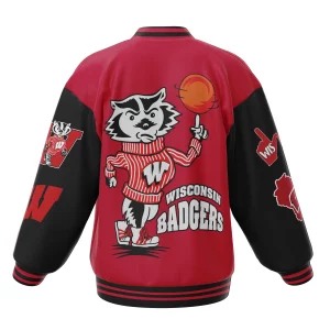 Wisconsin Badgers Mascot Baseball Jacket2B3 xS51m