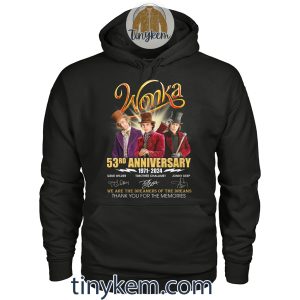 Wonka 53rd Anniversary 1971-2024 Shirt