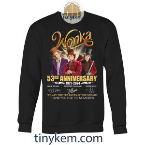 Wonka 53rd Anniversary 1971 2024 Shirt2B3 ivkyV
