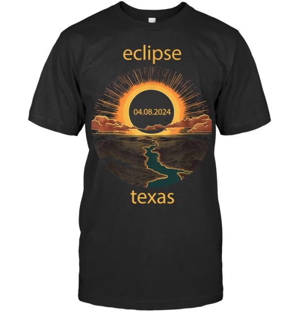 Texas Solar Eclipse April 2024 Shirt