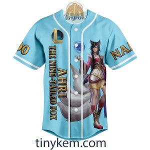 Ahri LOL Customized Baseball Jersey2B2 y8NTc