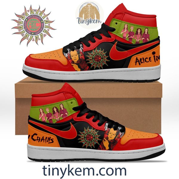 Alice In Chains Air Jordan 1 High Top Shoes
