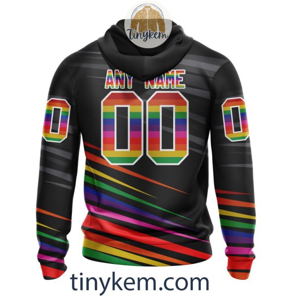 Anaheim Ducks With LGBT Pride Design Tshirt, Hoodie, Sweatshirt
