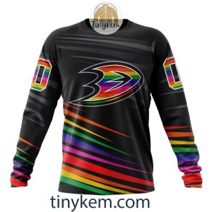 Anaheim Ducks With LGBT Pride Design Tshirt Hoodie Sweatshirt2B4 ircT2