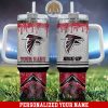Arizona Cardinals Personalized 40Oz Tumbler With Glitter Printed Style