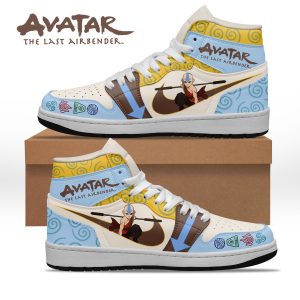 Avatar the Last Airbender Air Jordan 1 High Top Shoes
