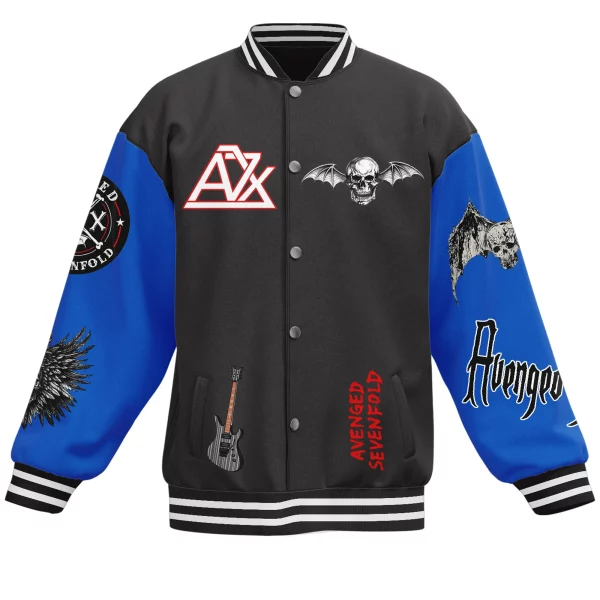 Avenged Sevenfold Baseball Jacket: Not Ready To Die