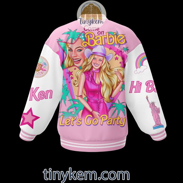 Barbie Margot Robbie Baseball Jacket