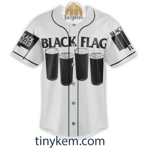 Black Flag Tour Customized Baseball Jersey2B2 UhNQK
