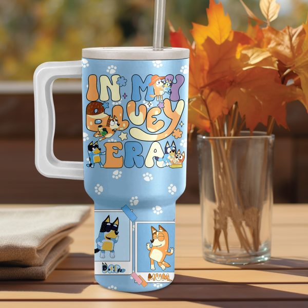 Bluey 40 Oz Tumbler: The Heeler Family