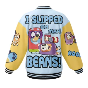 Bluey Cartoon Baseball Jacket I Slipped On Beans2B3 KXl9y