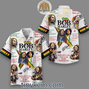 Bob Marley One Love Long Sleeve Polo Shirt