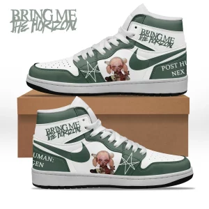 Bring Me the Horizon Leather Skate Shoes