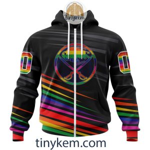 Buffalo Sabres With LGBT Pride Design Tshirt Hoodie Sweatshirt2B2 eOs2i