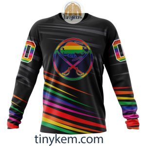 Buffalo Sabres With LGBT Pride Design Tshirt Hoodie Sweatshirt2B4 VUeOZ
