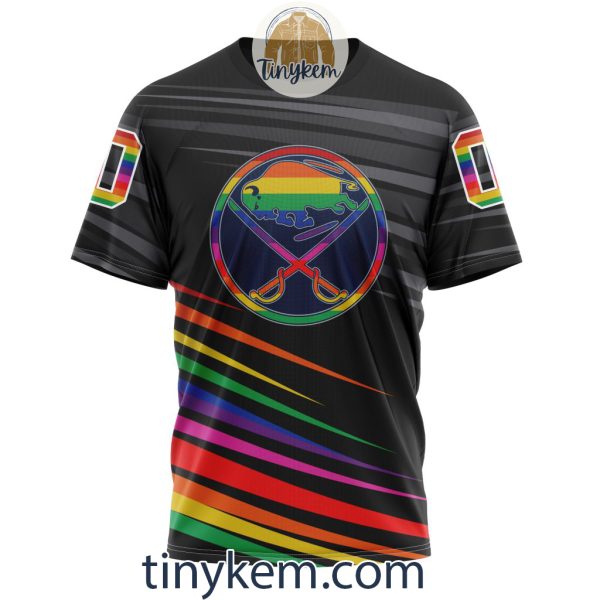 Buffalo Sabres With LGBT Pride Design Tshirt, Hoodie, Sweatshirt
