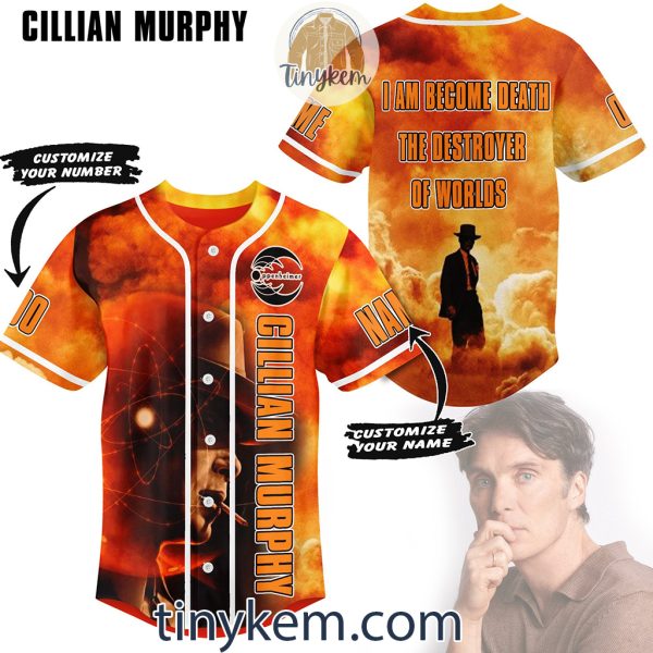 Cillian Murphy Oppenheimer Customized Baseball Jersey