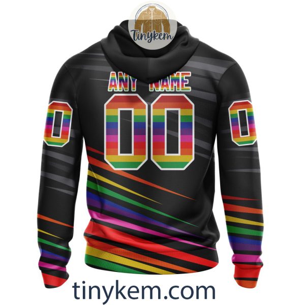 Columbus Blue Jackets With LGBT Pride Design Tshirt, Hoodie, Sweatshirt