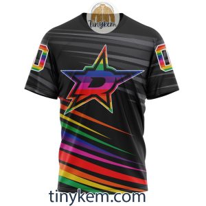 Dallas Stars With LGBT Pride Design Tshirt Hoodie Sweatshirt2B6 n1vH6
