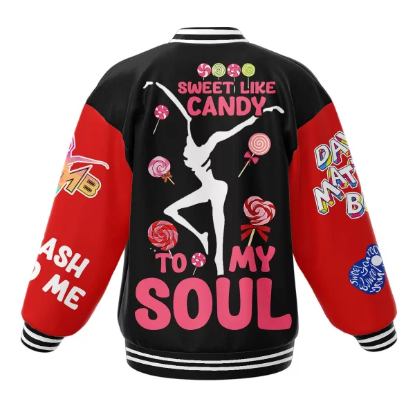 Dave Matthews Band Baseball Jacket: Sweet Like Candy To My Soul