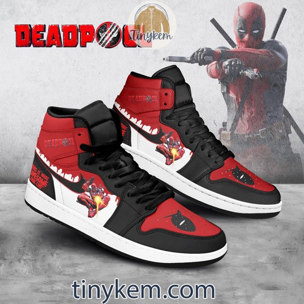 Deadpool Air Jordan 1 High Top Shoes