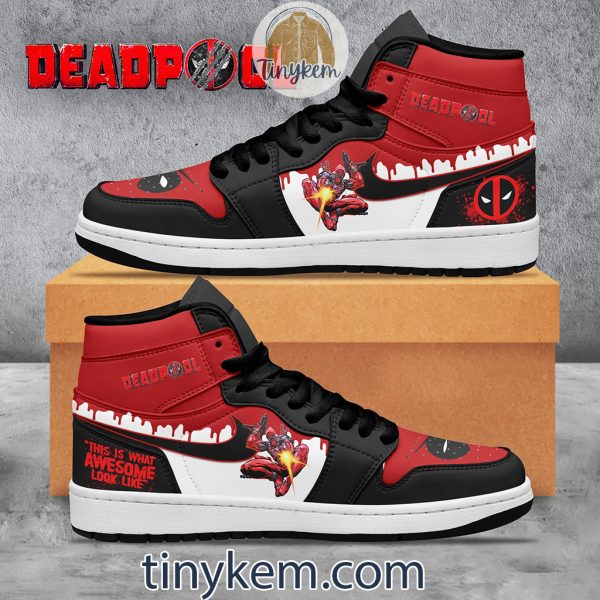 Deadpool Air Jordan 1 High Top Shoes