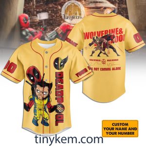 Deadpool And Wolverine Baseball Jersey